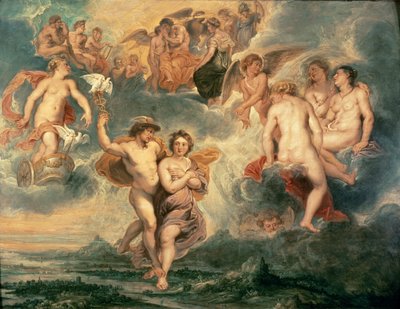 Ascent of Psyche to Olympus by Peter Paul Rubens